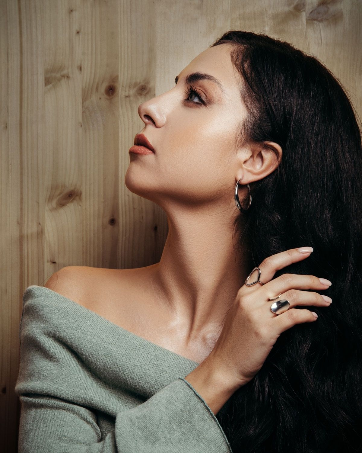 Reflexion 925 Sterling Silver Rings - Rhodium Plated